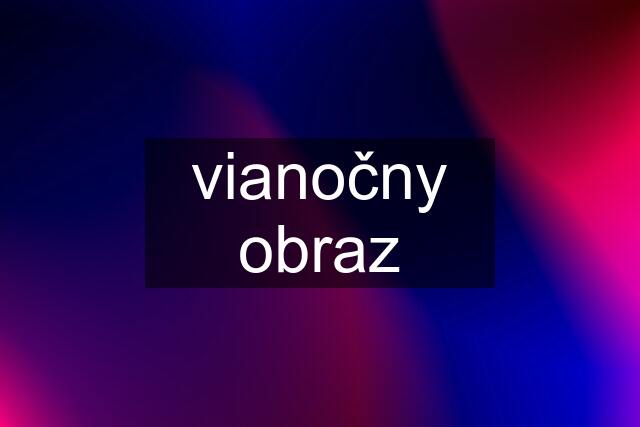 vianočny obraz