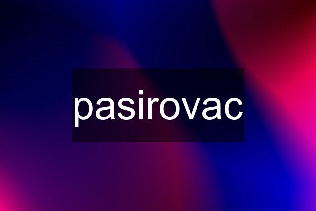 pasirovac