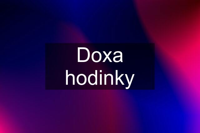 Doxa hodinky