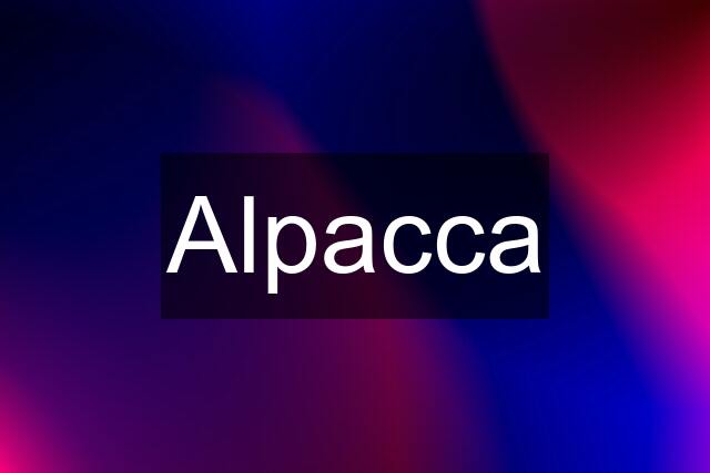 Alpacca