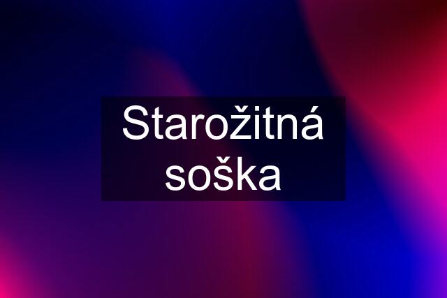 Starožitná soška