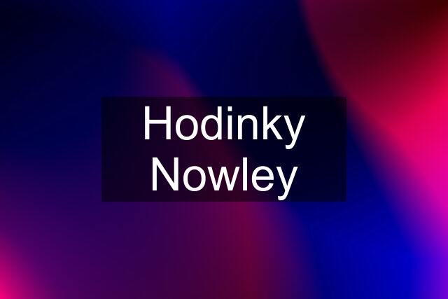 Hodinky Nowley