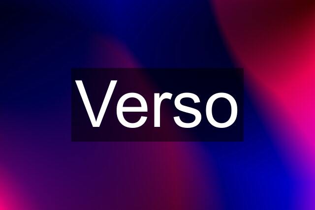 Verso