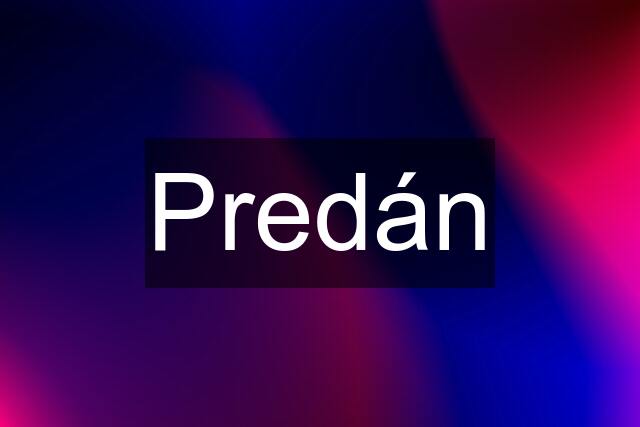 Predán