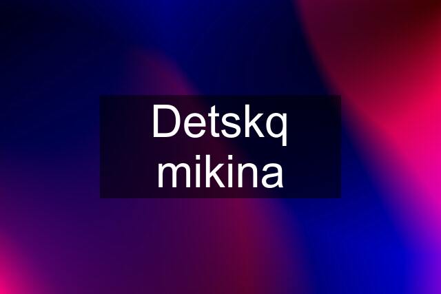 Detskq mikina