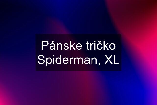 Pánske tričko Spiderman, XL