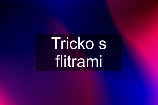 Tricko s flitrami