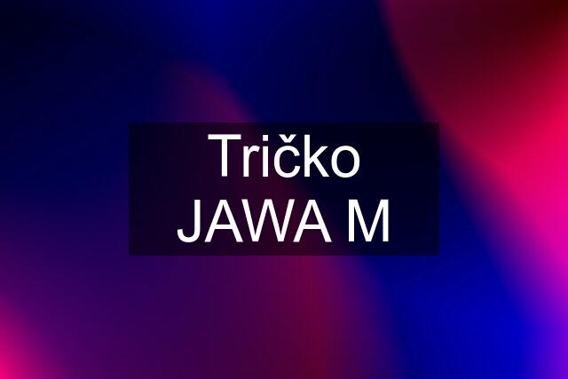 Tričko JAWA M