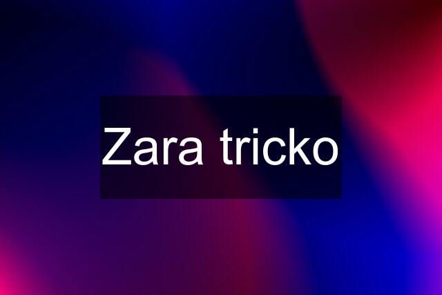 Zara tricko