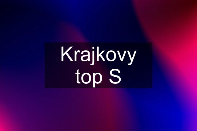 Krajkovy top S