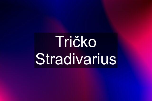 Tričko Stradivarius