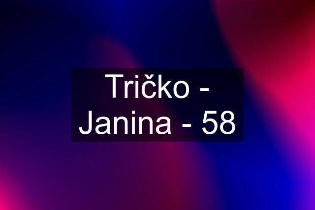 Tričko - Janina - 58