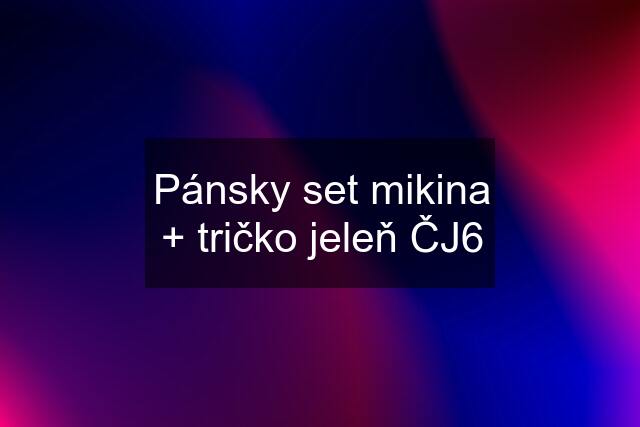 Pánsky set mikina + tričko jeleň ČJ6