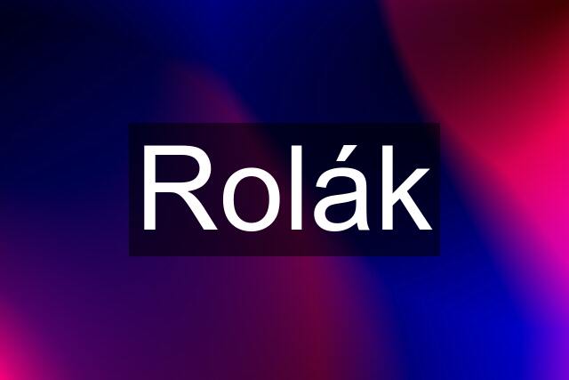 Rolák