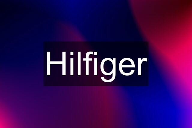 Hilfiger