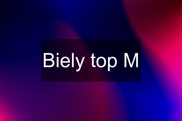 Biely top M