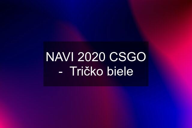 NAVI 2020 CSGO -  Tričko biele