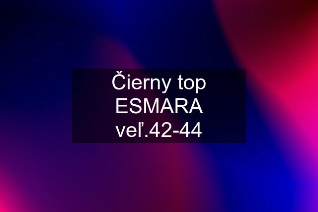 Čierny top ESMARA veľ.42-44