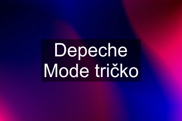 Depeche Mode tričko