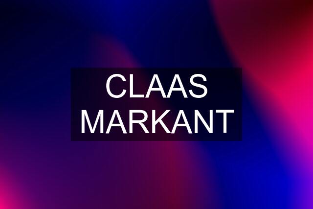 CLAAS MARKANT