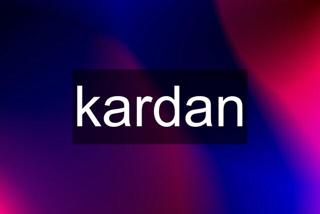 kardan