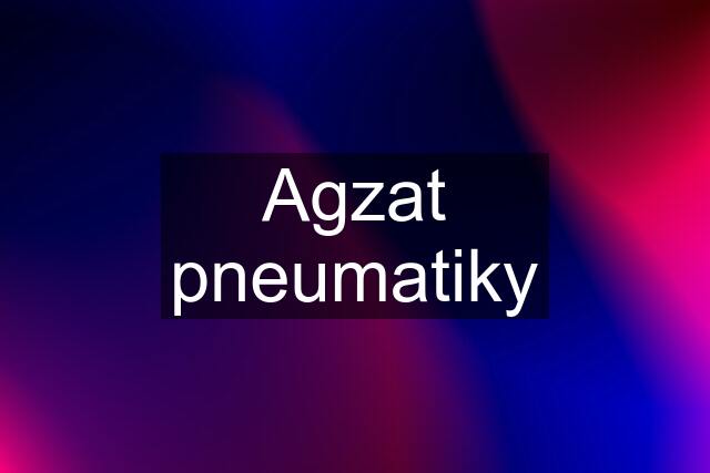 Agzat pneumatiky