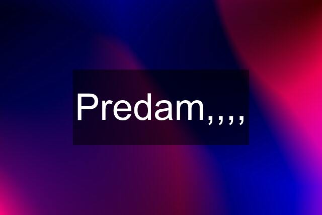 Predam,,,,