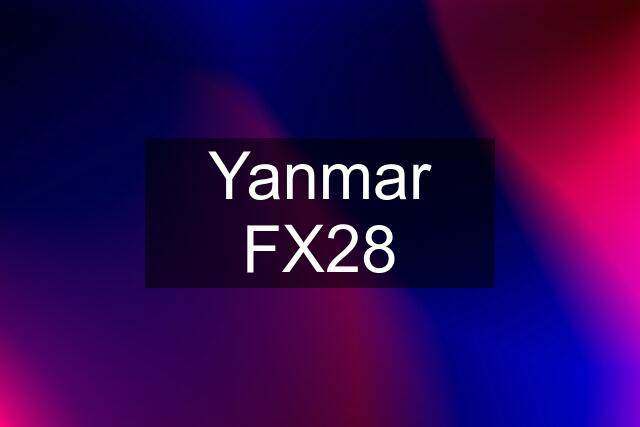 Yanmar FX28