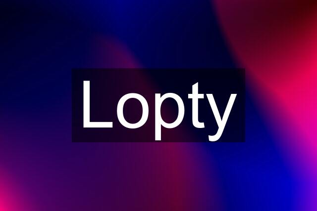 Lopty