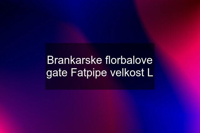 Brankarske florbalove gate Fatpipe velkost L