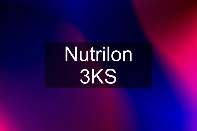 Nutrilon 3KS