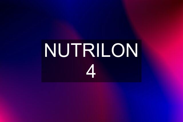 NUTRILON 4