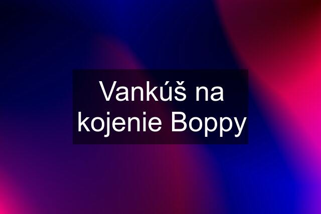 Vankúš na kojenie Boppy