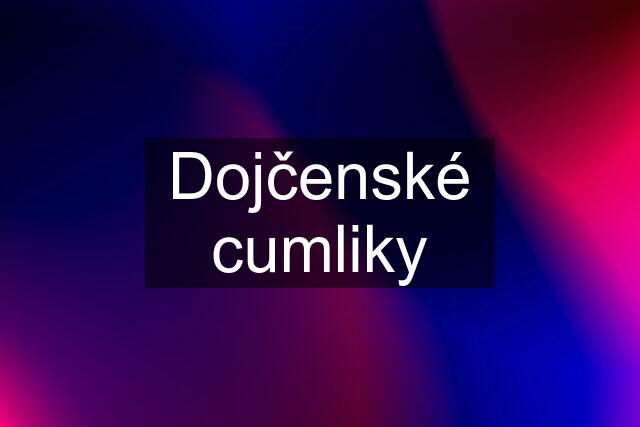 Dojčenské cumliky