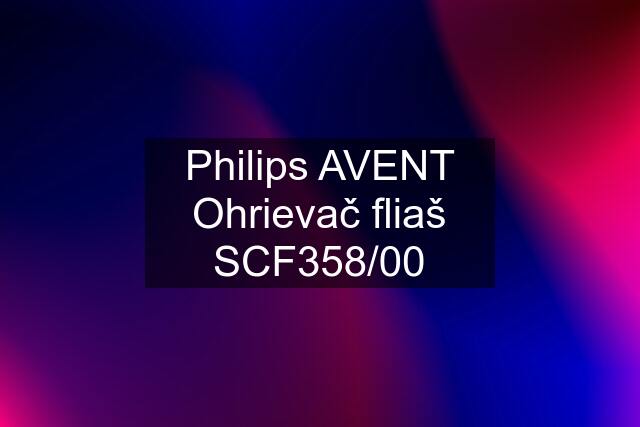 Philips AVENT Ohrievač fliaš SCF358/00