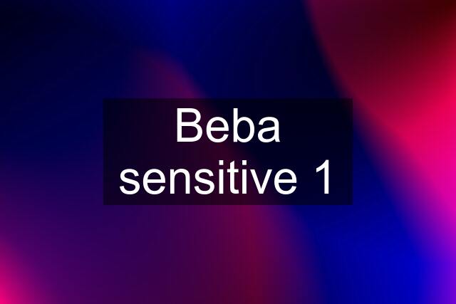 Beba sensitive 1