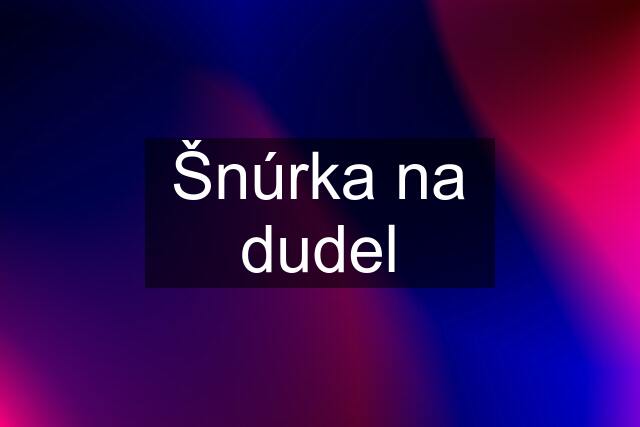 Šnúrka na dudel