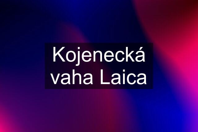 Kojenecká vaha Laica