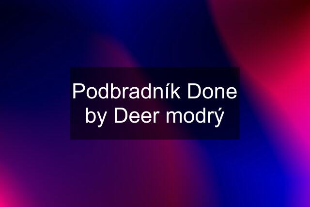 Podbradník Done by Deer modrý