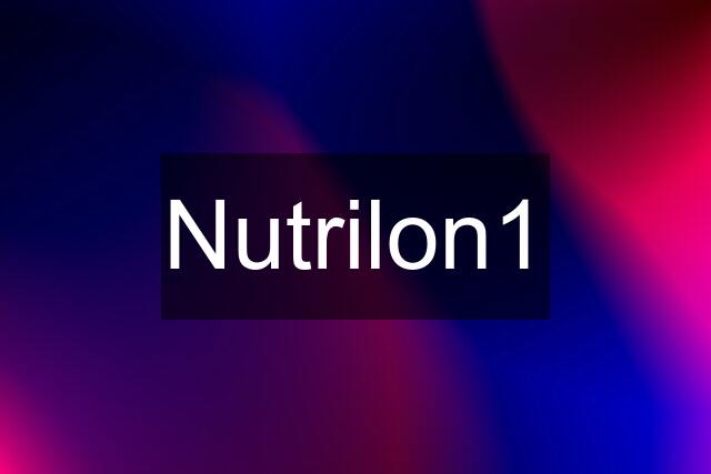 Nutrilon1