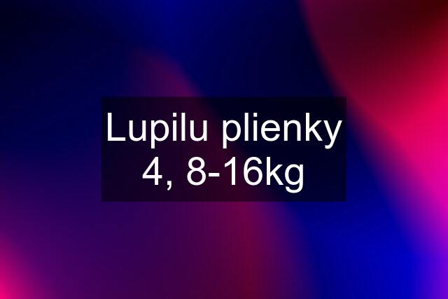 Lupilu plienky 4, 8-16kg