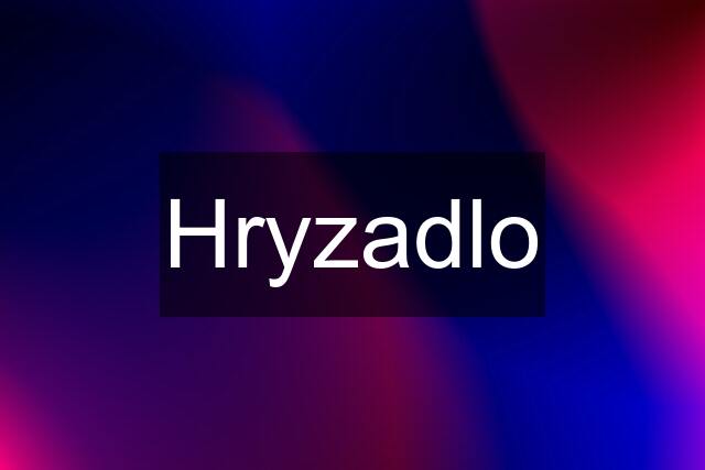 Hryzadlo