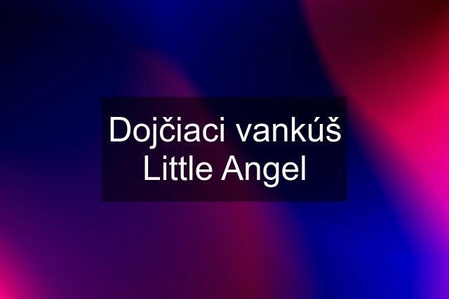 Dojčiaci vankúš Little Angel