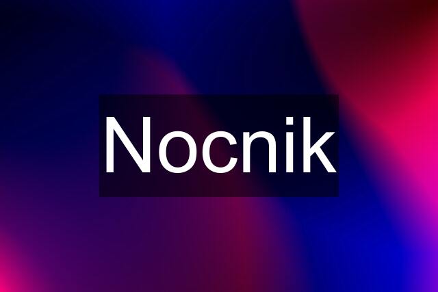 Nocnik