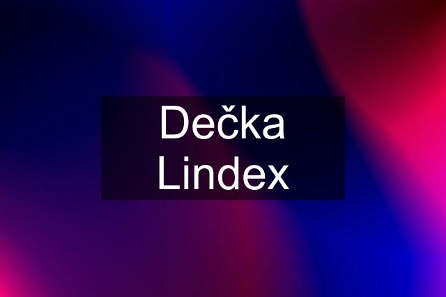 Dečka Lindex