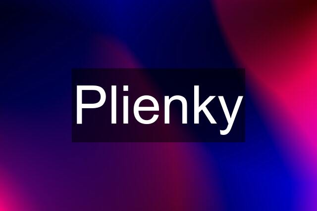 Plienky