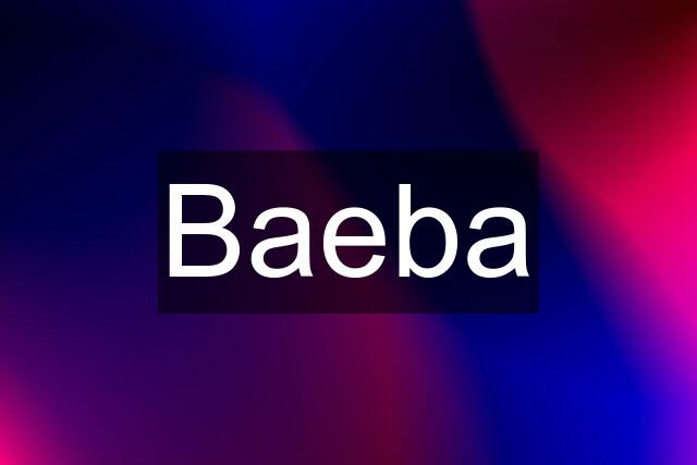 Baeba