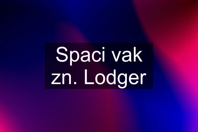 Spaci vak zn. Lodger