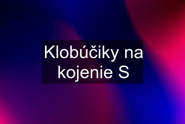 Klobúčiky na kojenie S