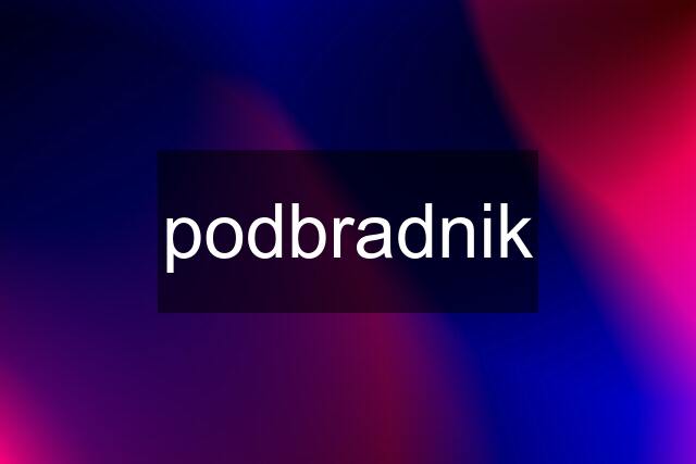 podbradnik